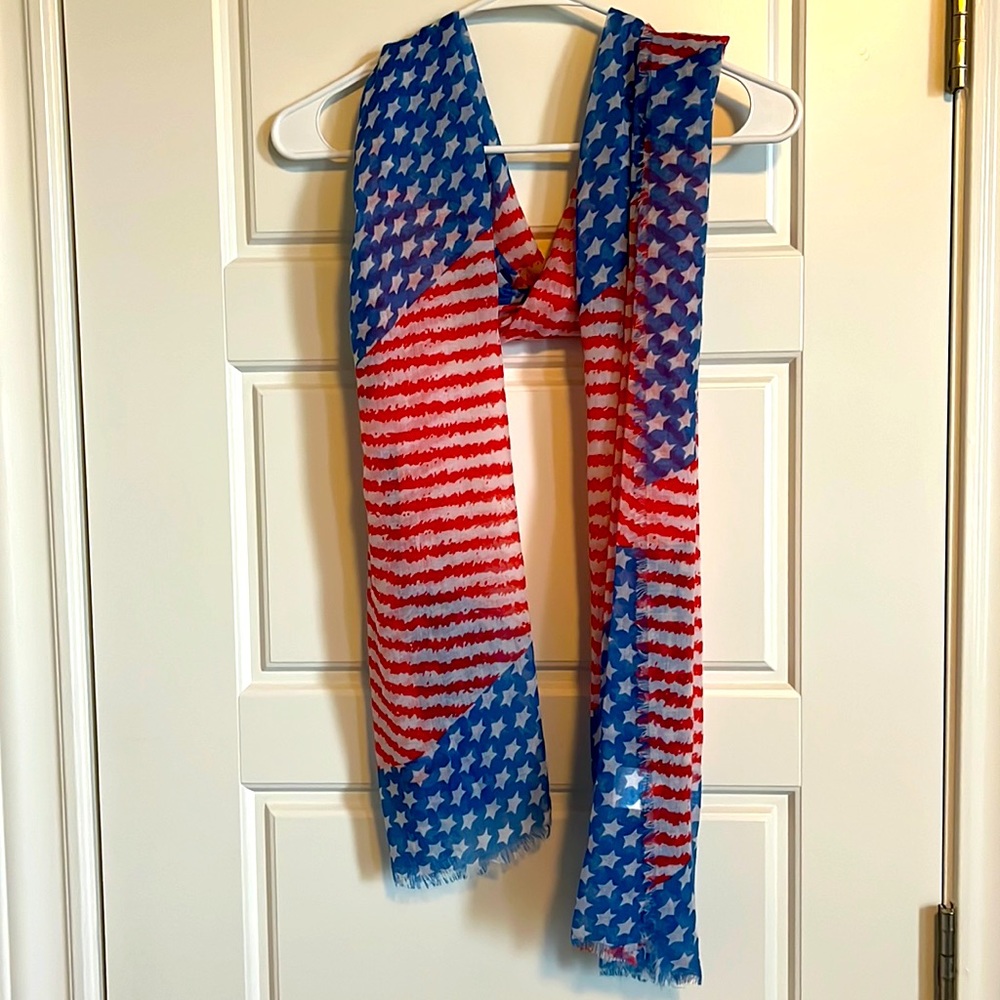 American flag scarf